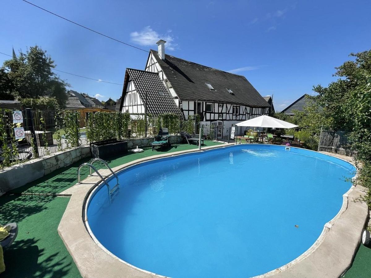 Ferienwohnung Sabershausen Landhof Sonne Exterior foto